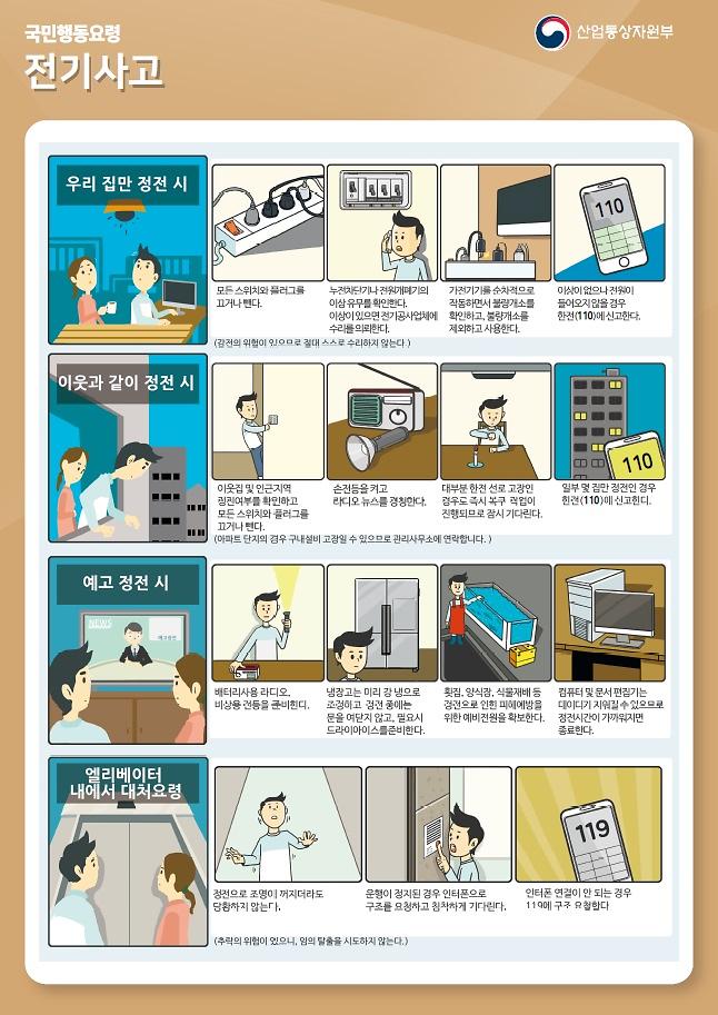 [붙임]전기사고_국민행동요령(정전).jpg 이미지